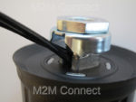Image of the underside of 2J7724Ba antenna showing physical mounting