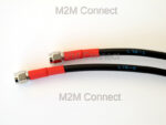 Image of 2J7024BA coax cables with SMA connectors and identifiers